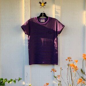 Levi's Vintage Clothing LVC 50's style purple black t-shirt